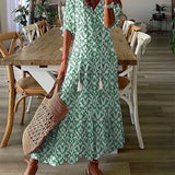 Luna | Midi jurk in ongedwongen boho-stijl