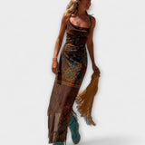 Kosten - Uniek Midi-jurk met Cowl-Neck