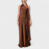 Azura - Chic Maxikleed van Satijn