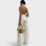 Pilarica - Elegante geplooide asymmetrische set