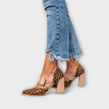 Avano - Luipaard Sandalen met Hak