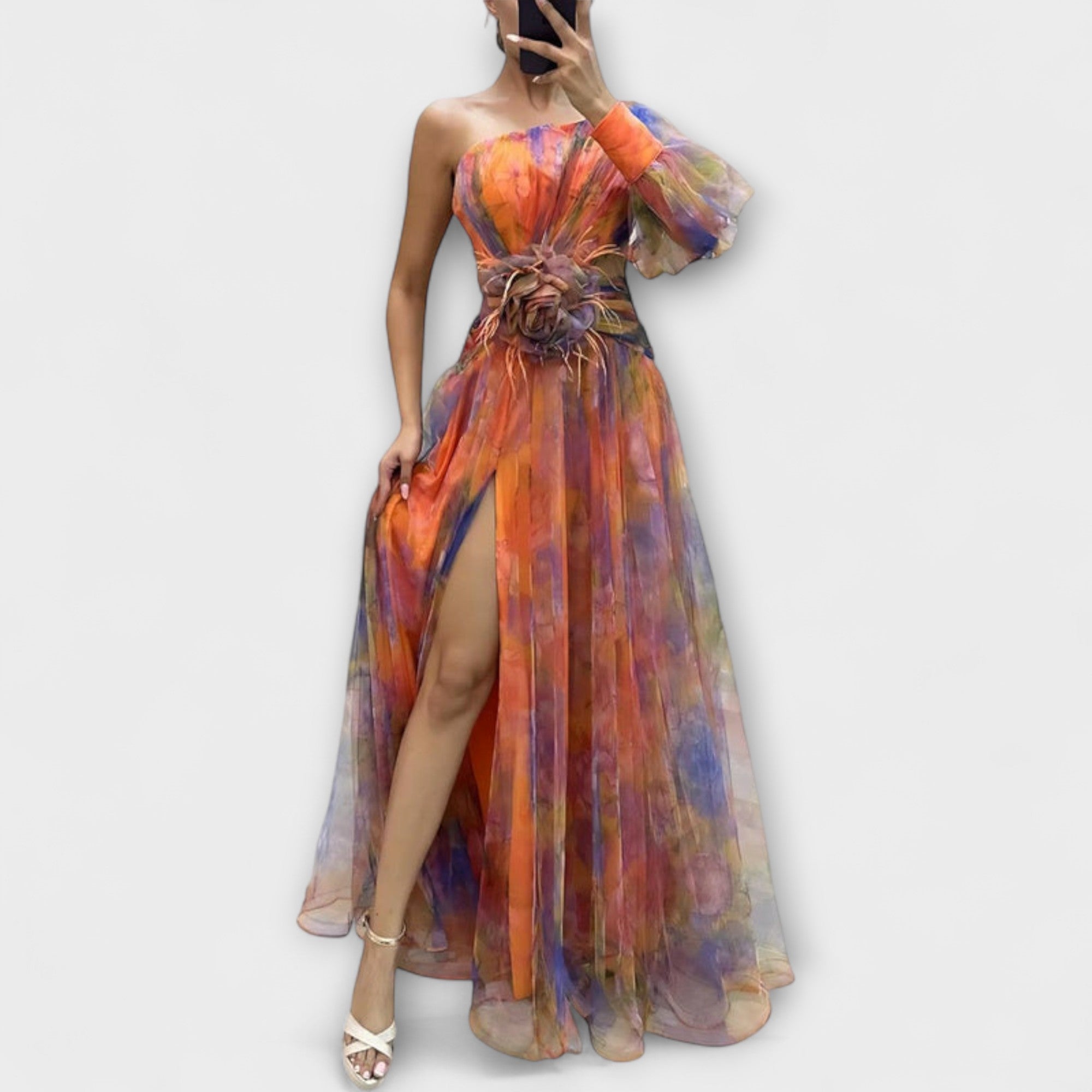 Minna – Asymmetrische Amelie-Maxijurk