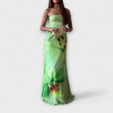 Zephyra - Chic Off-Shoulder Maxikleed