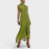 Elodie - Chic asymmetrische Maxikleid