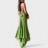 Elodie - Chic asymmetrische Maxikleid