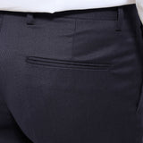 Slim fit kostuumbroeken - Marineblauw