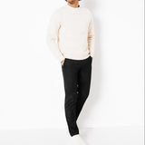 Slim Fit Kostuumpantalon - Zwart