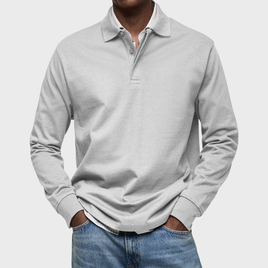 Eduardo - Luxe Polo met Lange Mouwen