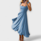 Elegante mouwloze jurk