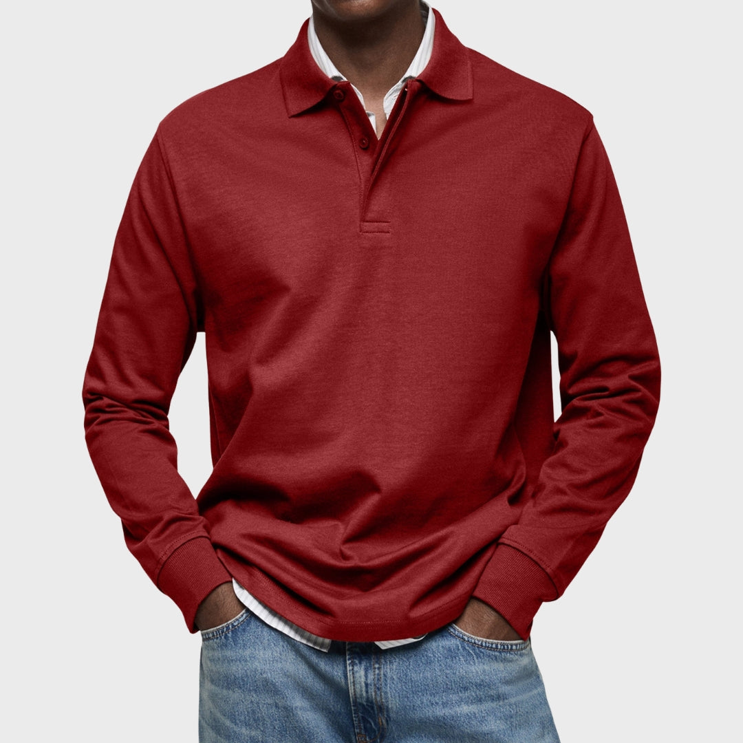 Eduardo - Luxe Polo met Lange Mouwen