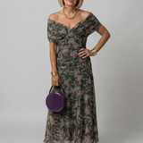 Calen | Off-Shoulder Midi-Jurk