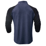 Katoenen shirt met opstaande kraag