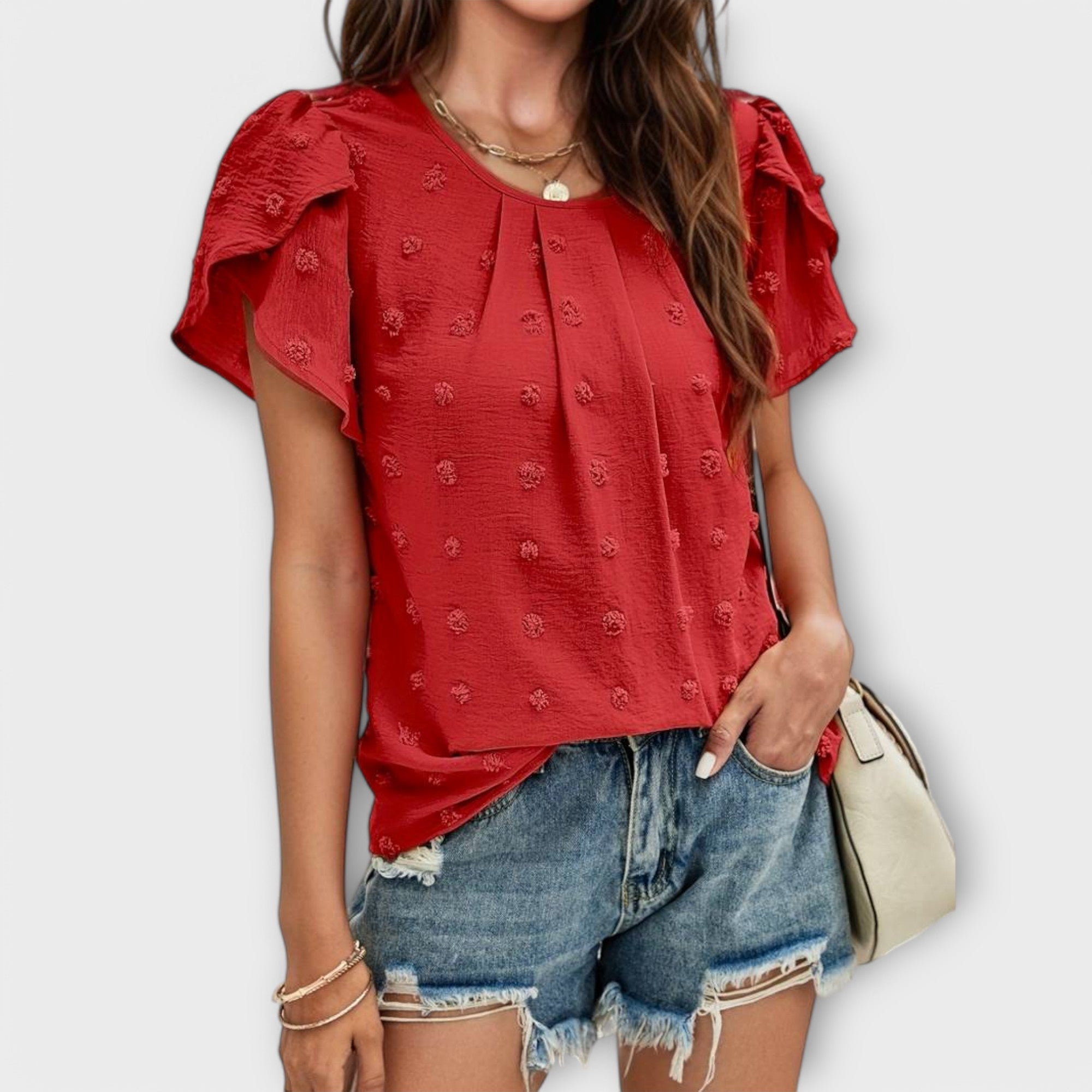 Charlotte - De perfecte polkadotblouse