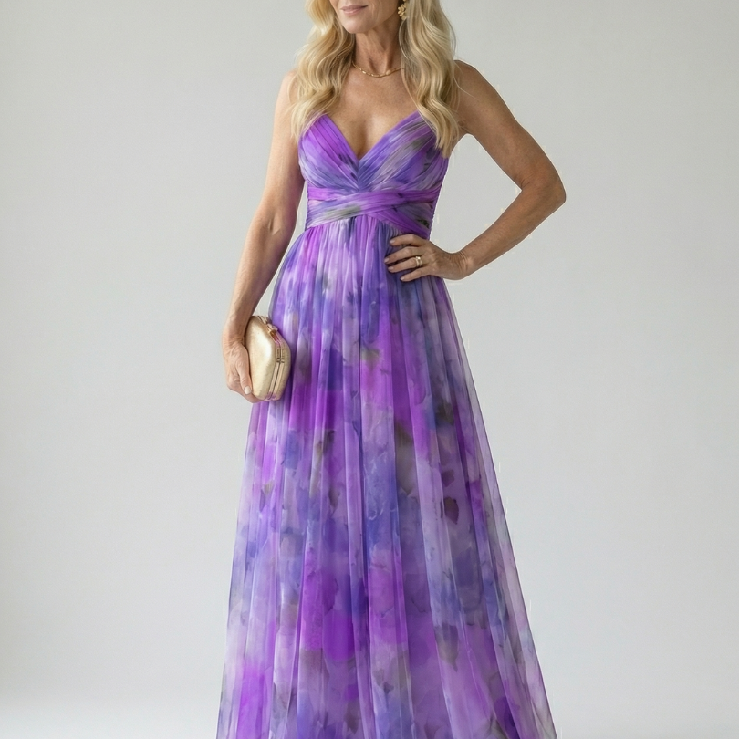 Isel | Soft Wrap Maxi Jurk
