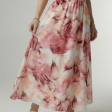 Sylin | Geraffineerde Halter Midi Jurk