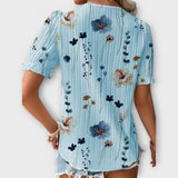 Emily - Modieuze Blouse met Puntige Uitsnede