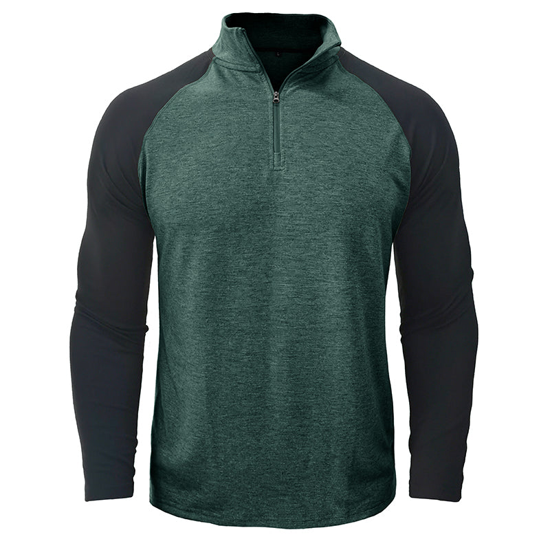 Katoenen shirt met opstaande kraag