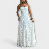 Emberly - Elegante Jacquard-Maxijurk