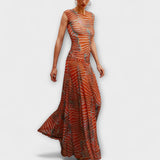 Phoenix - Schimmerende Golven-Mesh-Bodysuit