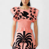 Amy - Stylish Palmboom Jurk