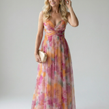 Isel | Soft Wrap Maxi Jurk