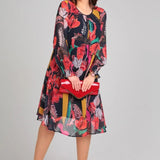 Florida – Elegante bloemenjurk