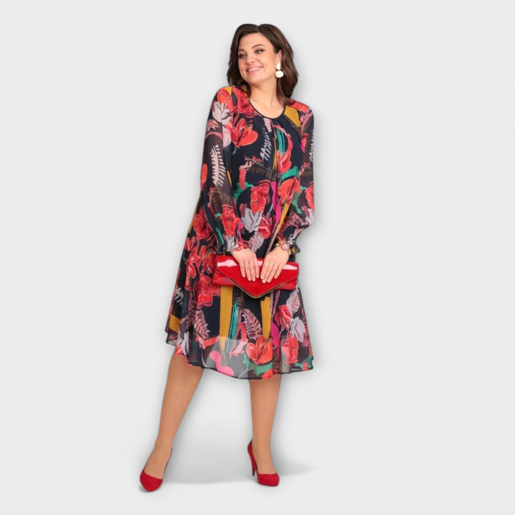 Caroline - Elegante Plus-Size Jurk voor ultiem comfort