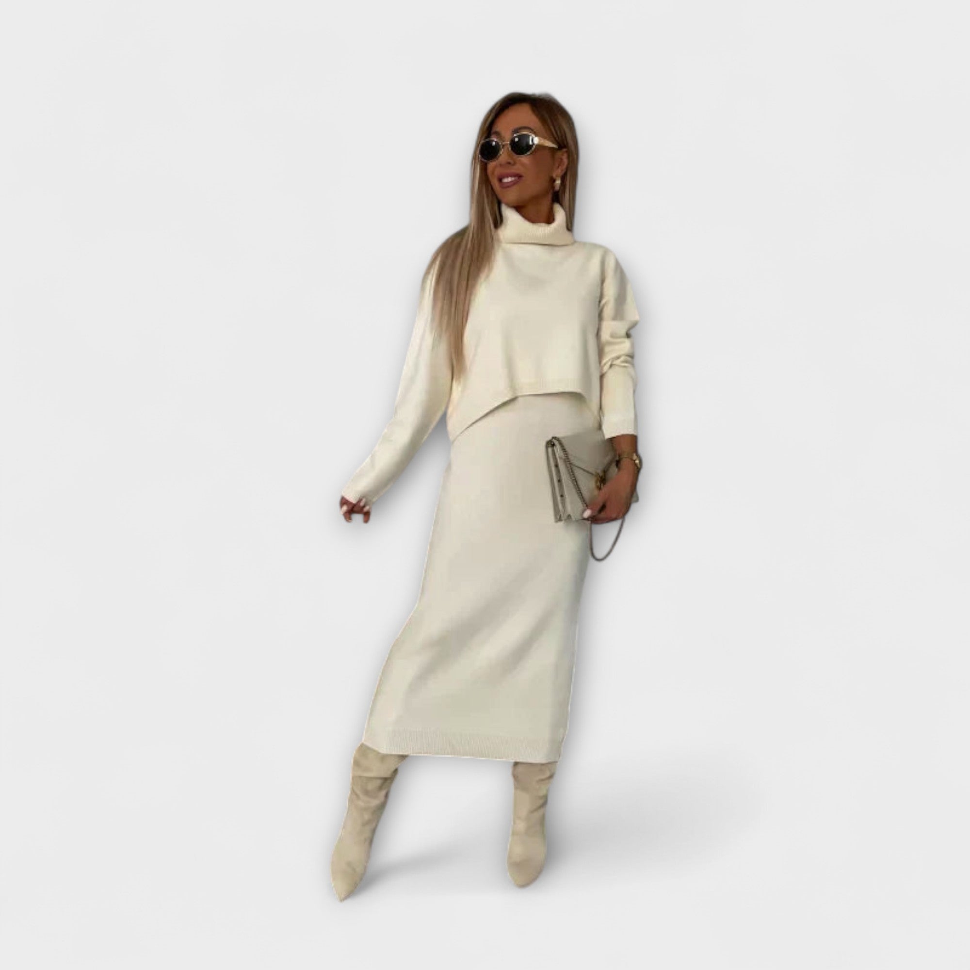 Solange - Jurk met bijpassende Colset
