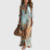 Cleo | Elegante Mediterrane Blousejurk