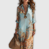 Cleo | Elegante Mediterrane Blousejurk