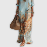 Cleo | Elegante Mediterrane Blousejurk