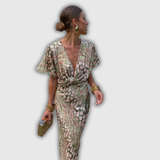 Tess | Koper Midi Jurk