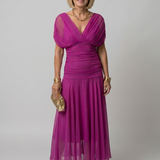Calen | Off-Shoulder Midi-Jurk