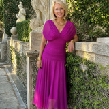Calen | Off-Shoulder Midi-Jurk