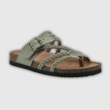 Jose | Gevlochten Kurksandalen