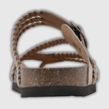 Jose | Gevlochten Kurksandalen