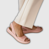 Marcela | Slingback sleehak sandaal met comfortabele plateauzool