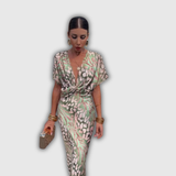 Tess | Koper Midi Jurk