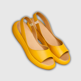 Marcela | Slingback sleehak sandaal met comfortabele plateauzool