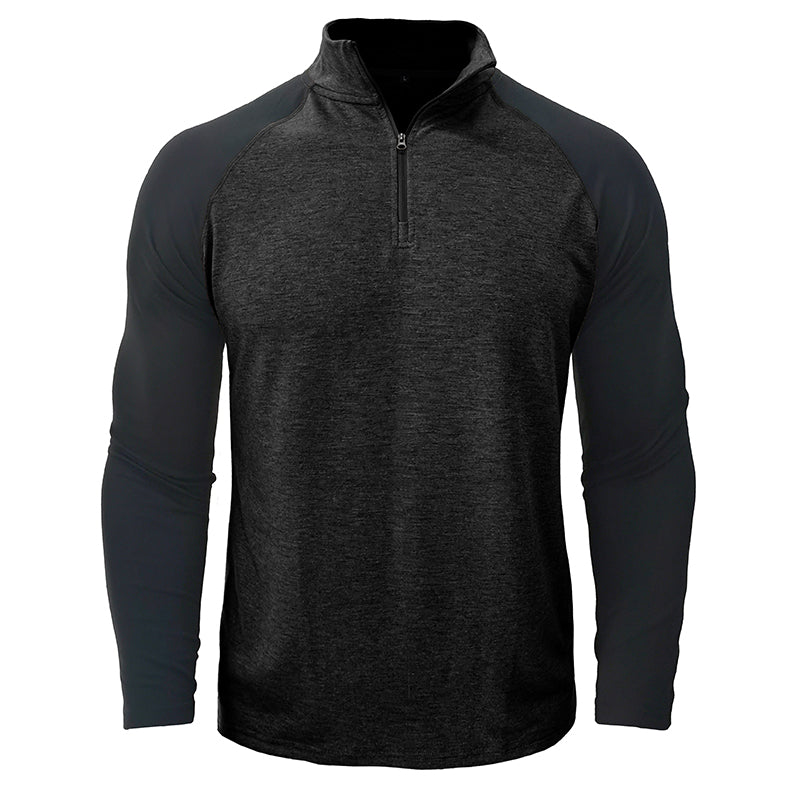 Katoenen shirt met opstaande kraag