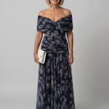 Calen | Off-Shoulder Midi-Jurk