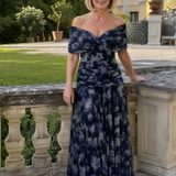 Calen | Off-Shoulder Midi-Jurk