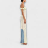 Alora - Thames Midi-Jurk met Splice-Detail