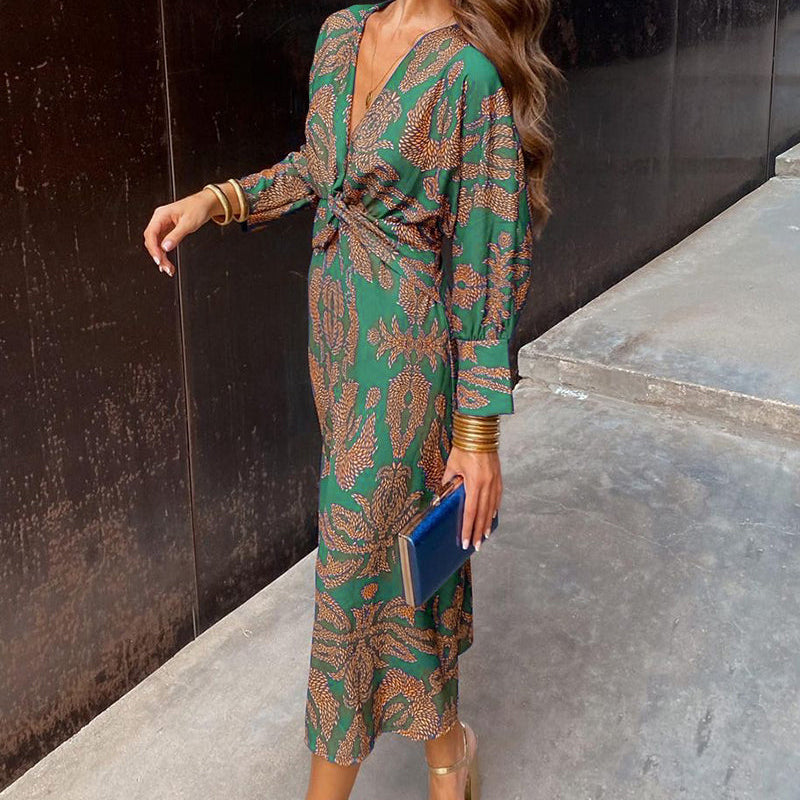 Sabrina - Midi-jurk met elegantie