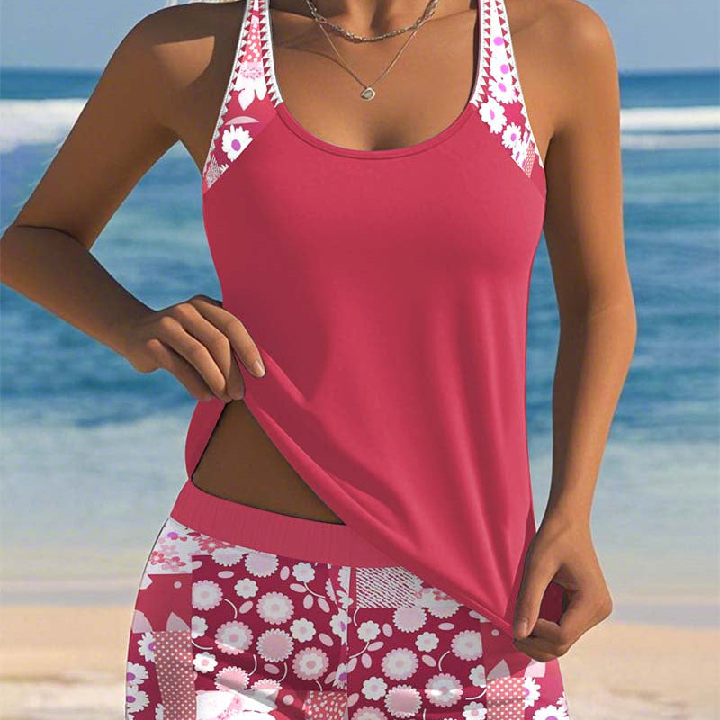 Daniela - Bloemen Badset met Short