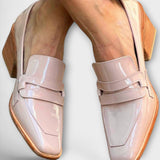 Elaine - Glanzende Loafers