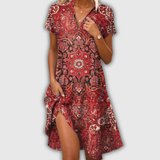 Daphne | Lichtgewicht Comfort Midi Jurk