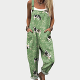 Comfortabele gedrukte overall