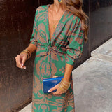 Sabrina - Midi-jurk met elegantie
