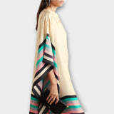 Elenora - Losvallende geometrische kaftan